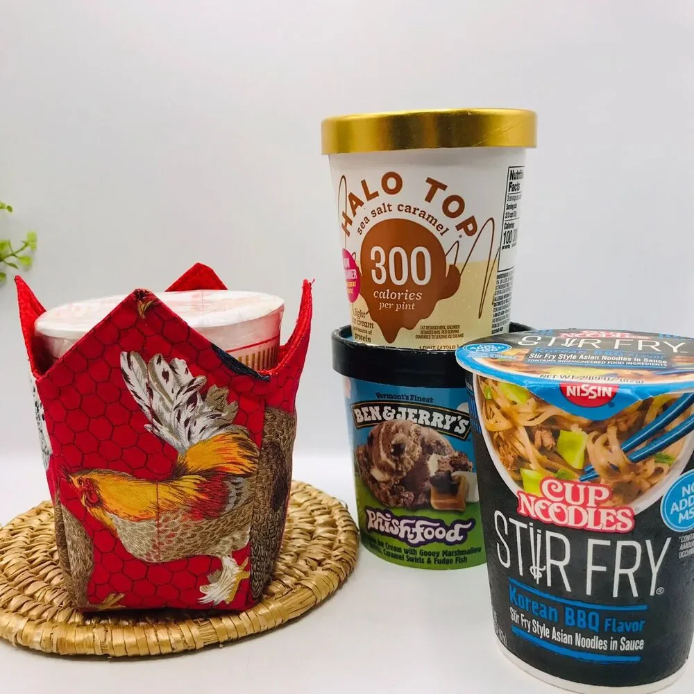 Set of 3 Chicken Microwave Soup Bowl Cozy Dinner Plate, And Pint Size Reversible